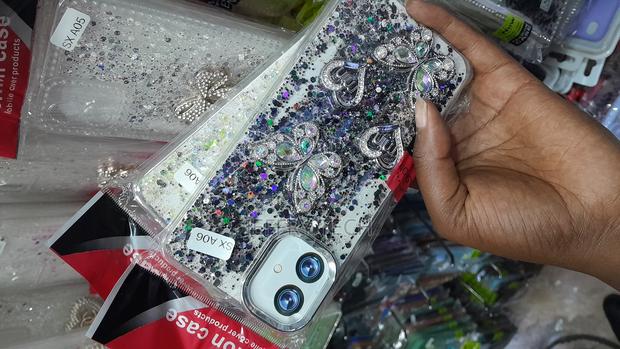 Sinak Samsung Galaxy A06 4g Gradient Glitter Butterfly Case - thumbnail 3