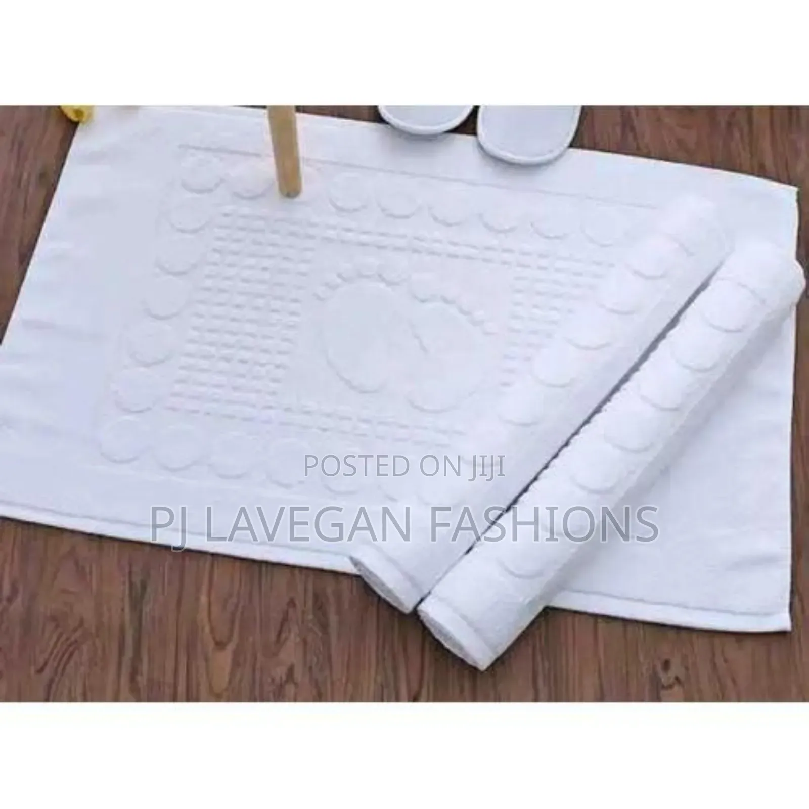 White Bathroom Mat