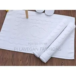 White Bathroom Mat