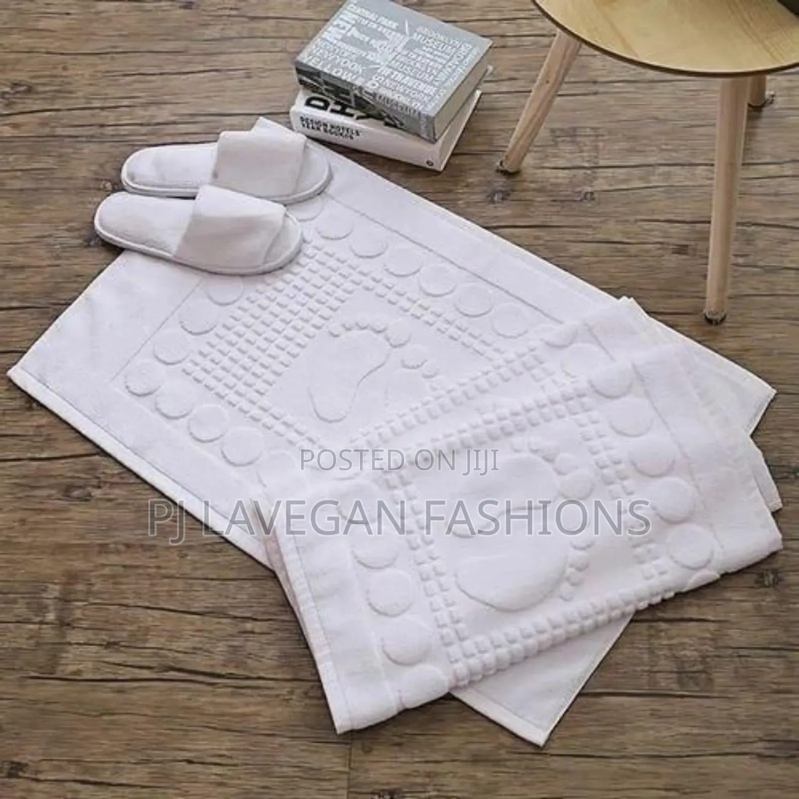 White Bathroom Mat