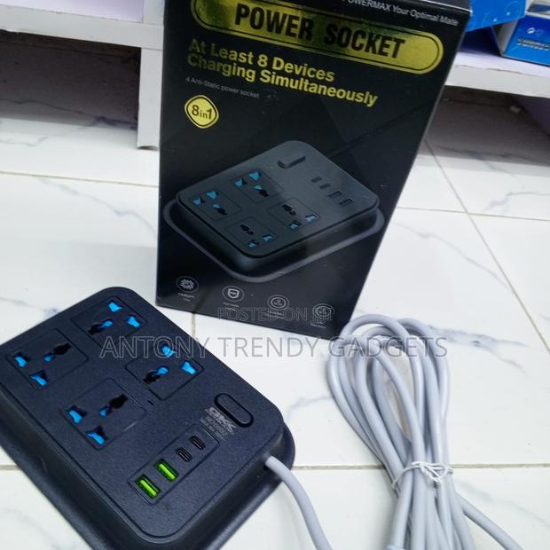 Powermax 8-in-1 Anti-static Power Extension Socket 3m - thumbnail 4