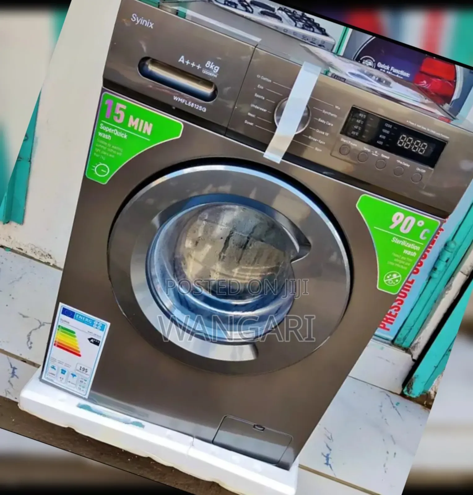 New Synix 8kgs Front Load Washing Machine Available at the Shop