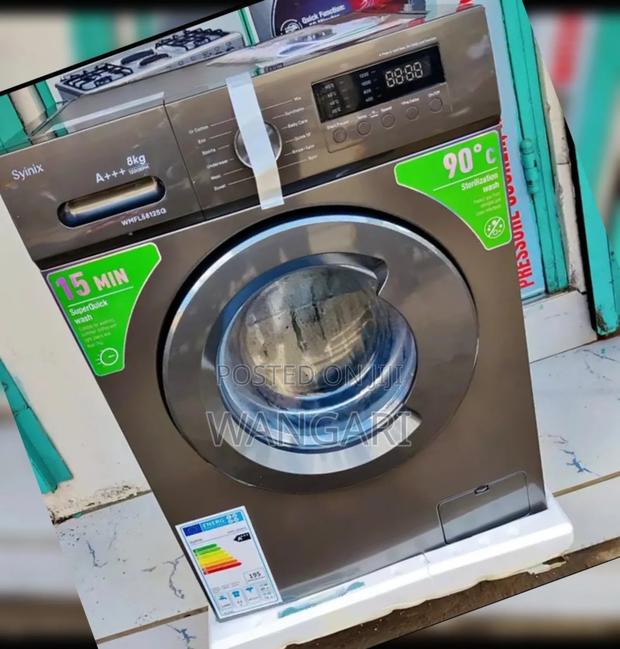 Available, Fully Automatic Washing Machine 8kgs Synix - main view