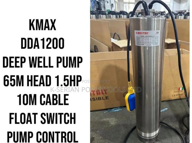 Kmax Deep Well Submersible Water Pump 0.5hp/0.5hp Submersible Pump