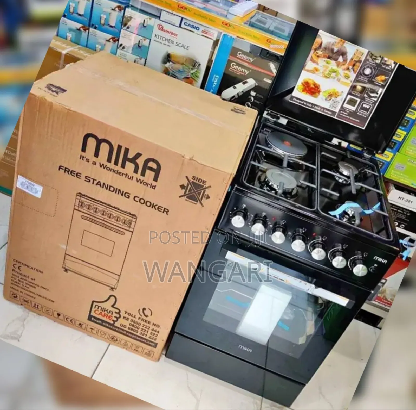 Mika 3+1 58 by 58 Standing Oven Available