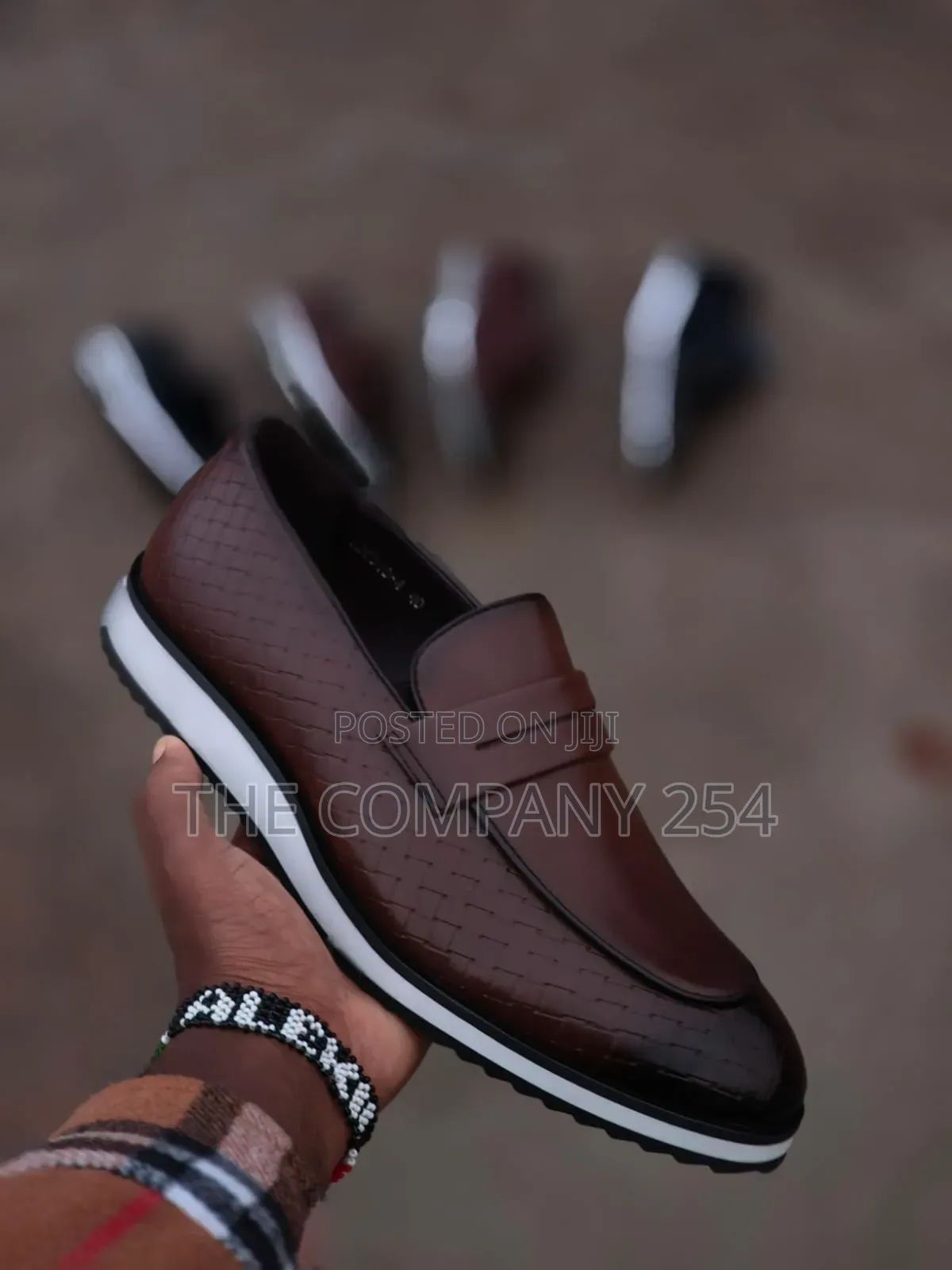 Quality Leather Men Casual Official Slip on Men Shoes
