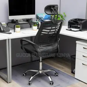 Adjustable Mesh Headrest Office Chair