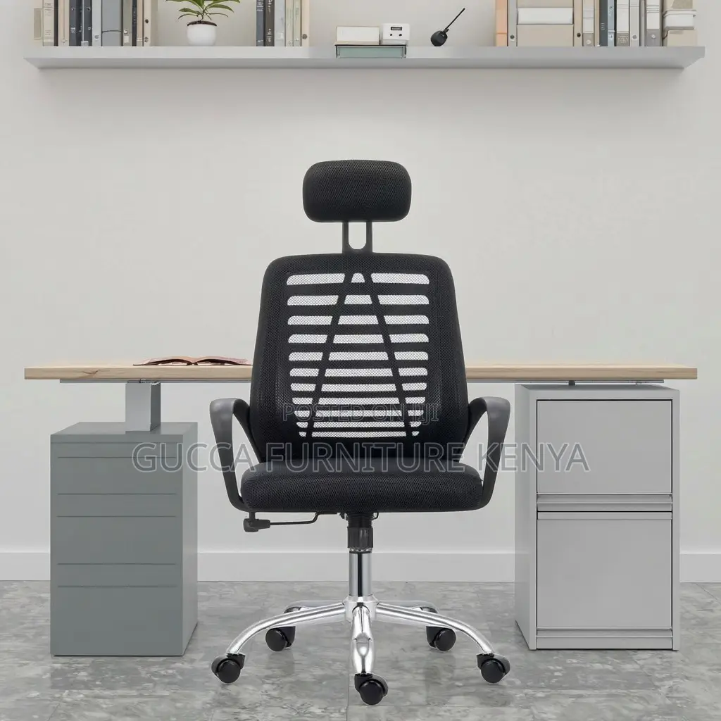 Adjustable Mesh Headrest Office Chair
