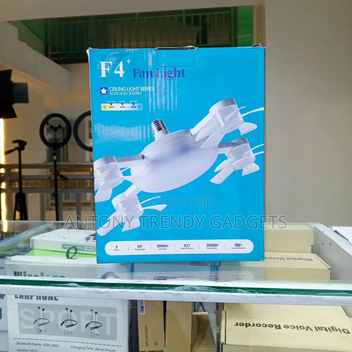 F4 Fan Light Ceiling Light Series, Drone-style Fan Light