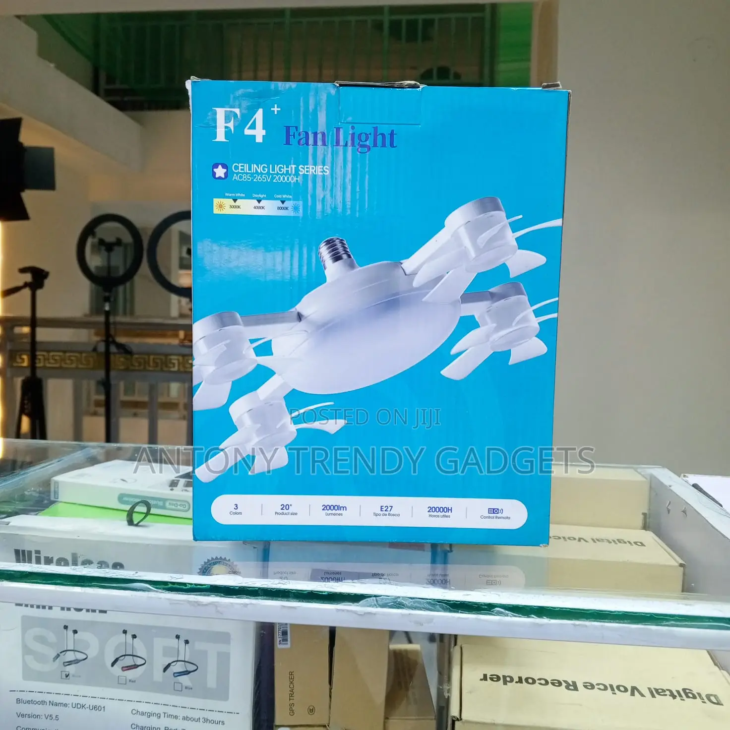 F4 Fan Light Ceiling Light Series, Drone-style Fan Light