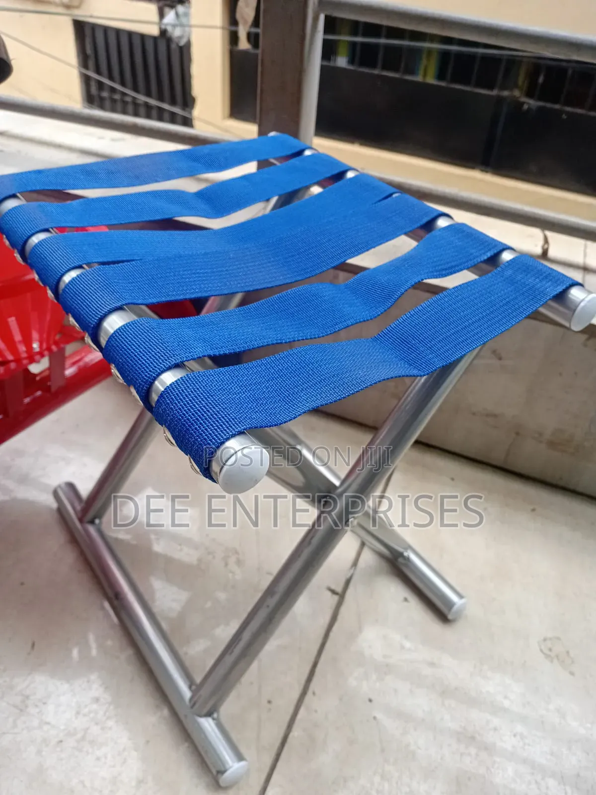 Blue Foldable Camping Chair