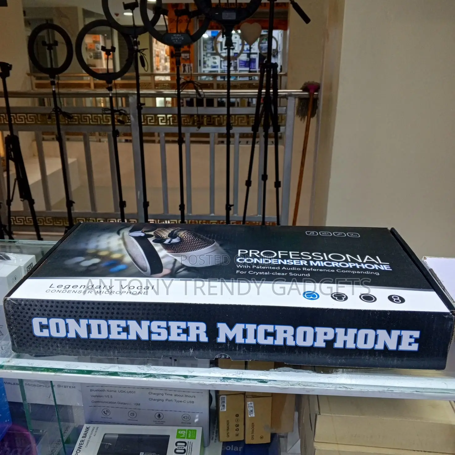 Legendary Vocal, Professional Bm800 Condenser Microphone, V8 Soundcard