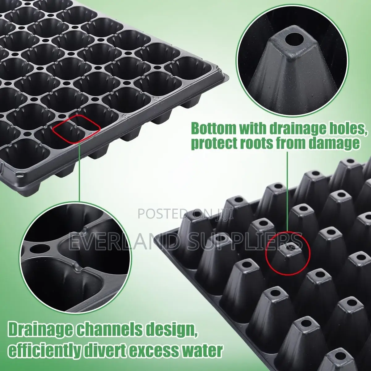Plastic Seedling Trays for Healthy Plant Growth