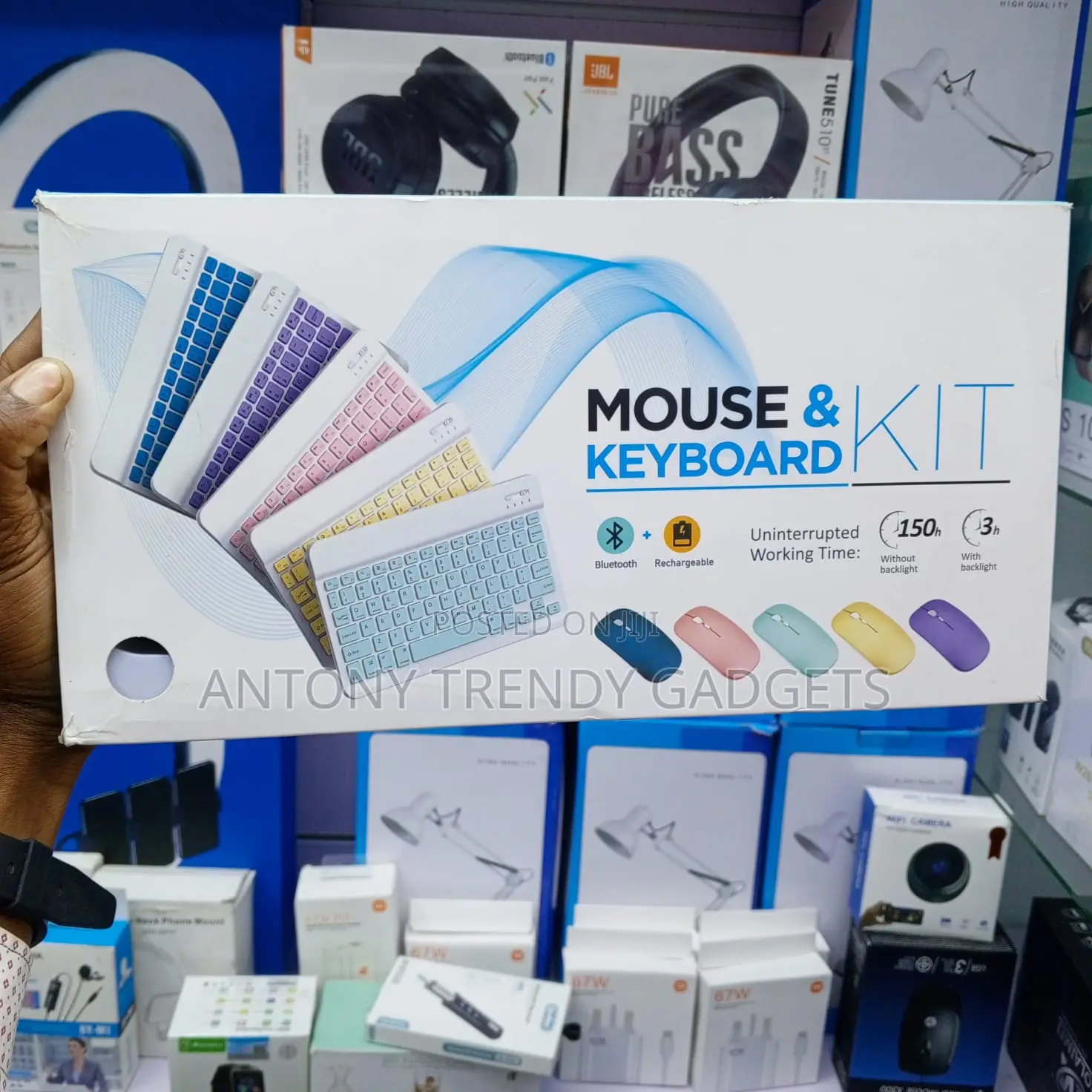 Rechargeable Bluetooth Mouse And Keyboard Kit,