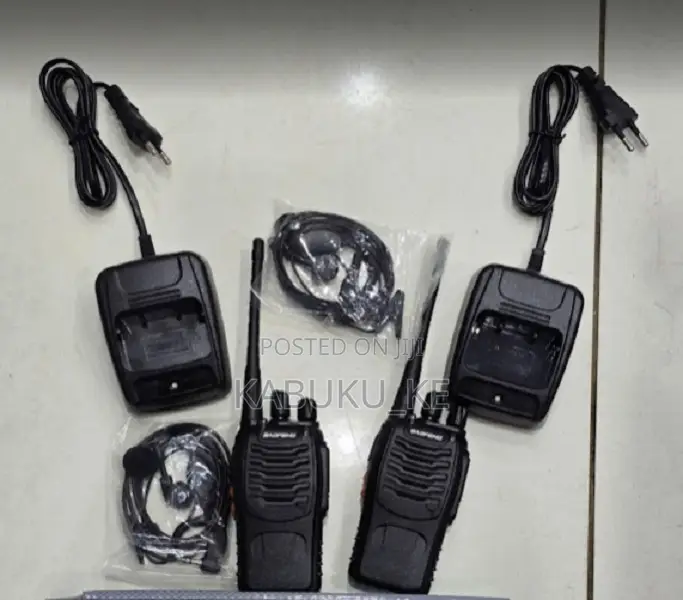 1 Pair Baofeng Bf-888s Walkie Talkie Radio Calls