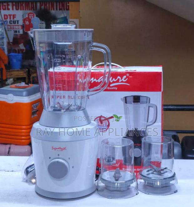 White Home Electric Blender 3 in 1 - main view