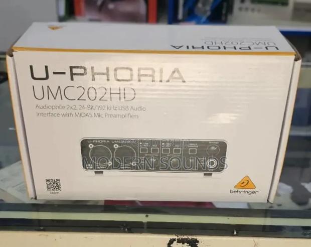 Behringer U-Phoria Umc202hd Usb Audio Interface - thumbnail 4