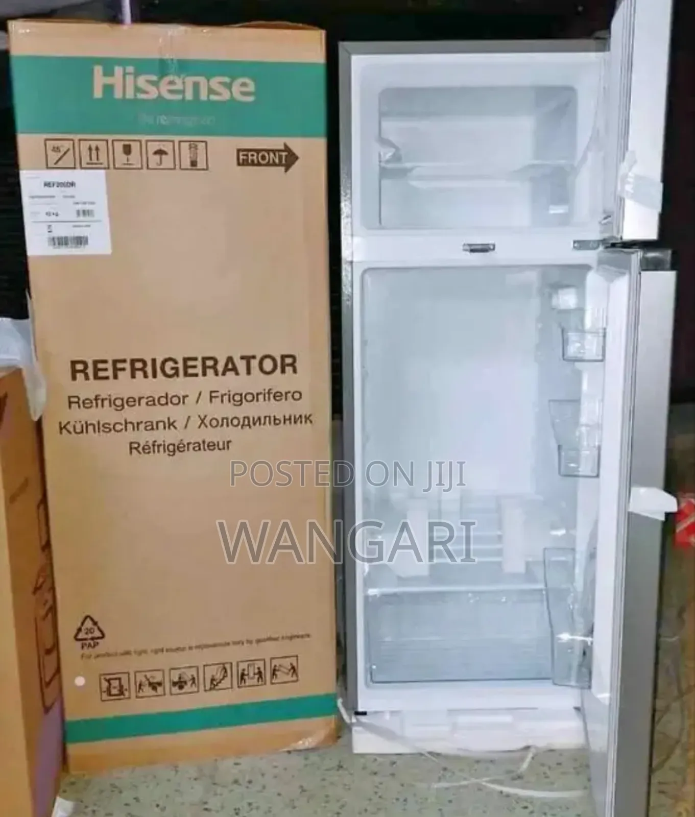 Hisense 205l Double Door Fridge New Stock