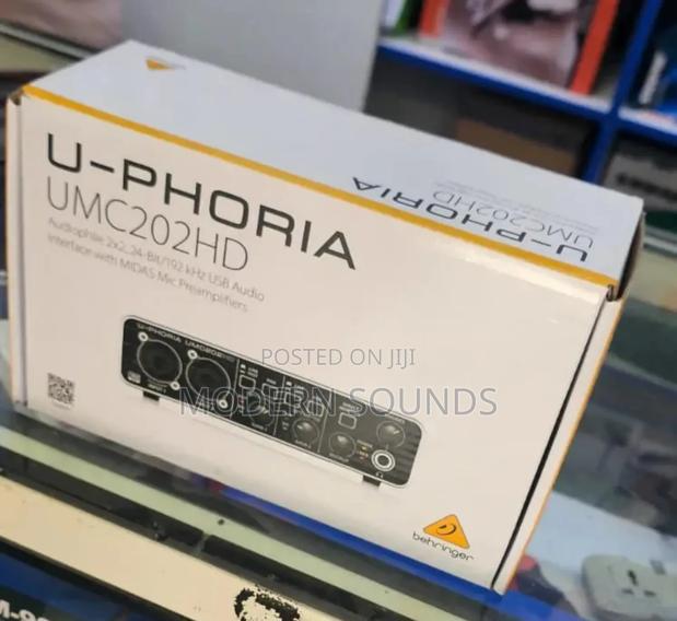 Behringer U-Phoria Umc202hd Usb Audio Interface - thumbnail 2