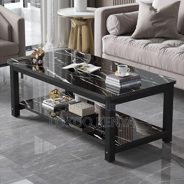 Coffee Table ; Simple Faux Marble Tea and Coffee - thumbnail 5