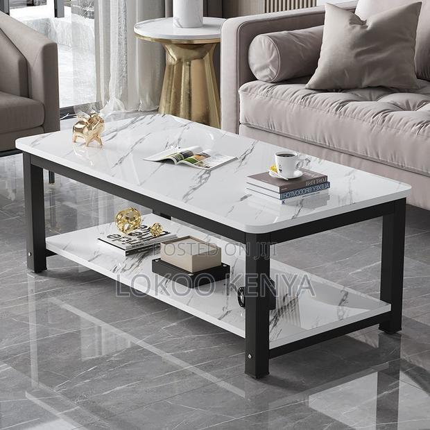 Coffee Table ; Simple Faux Marble Tea and Coffee - thumbnail 6
