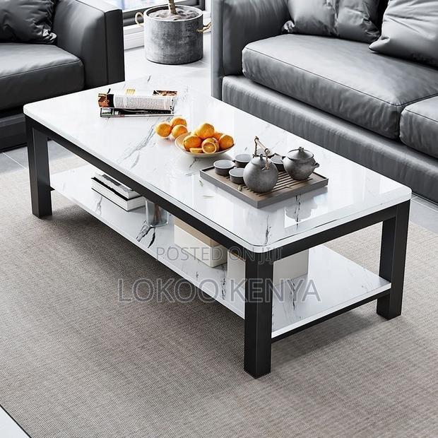 Coffee Table ; Simple Faux Marble Tea and Coffee - thumbnail 11