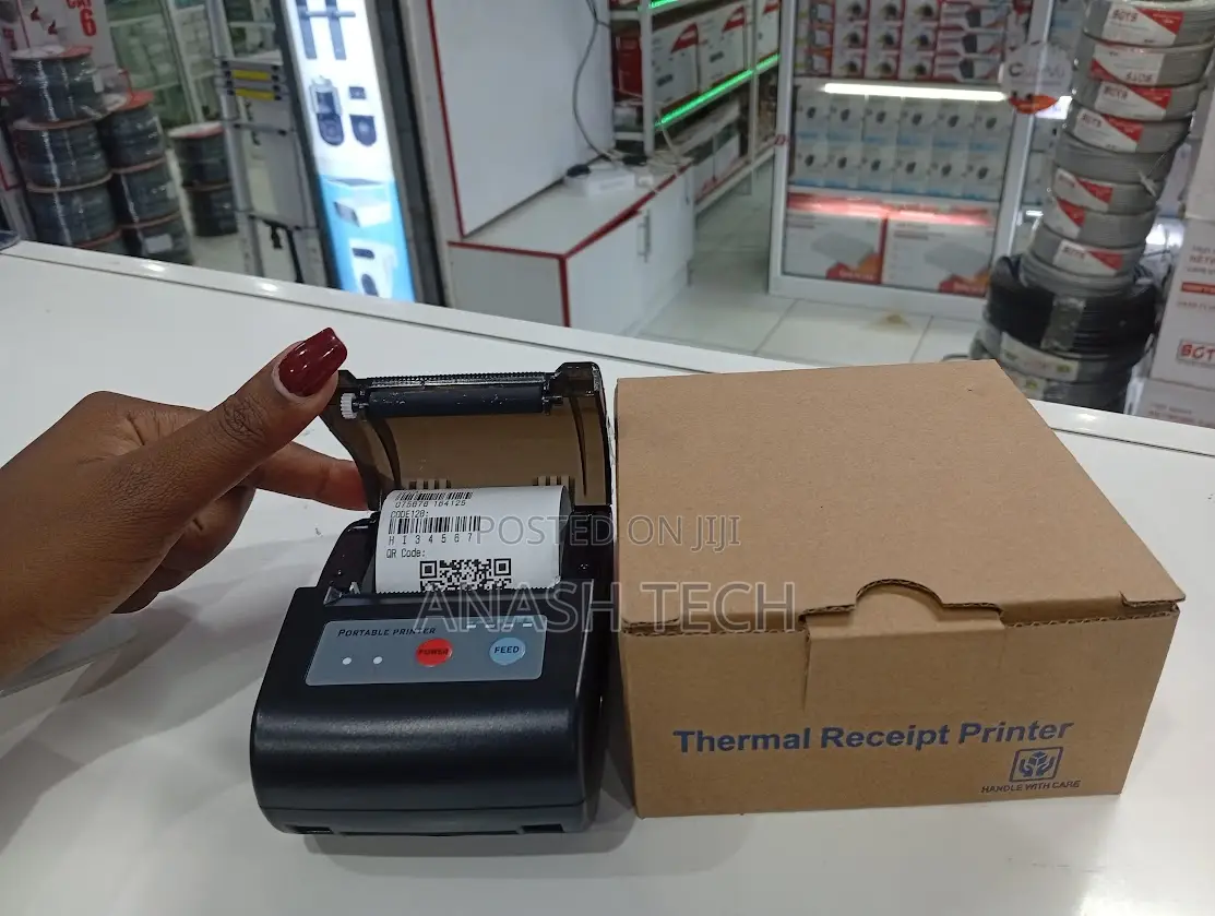 Mini Rechargeable Battery 58mm Bluetooth Thermal Receipt Printer