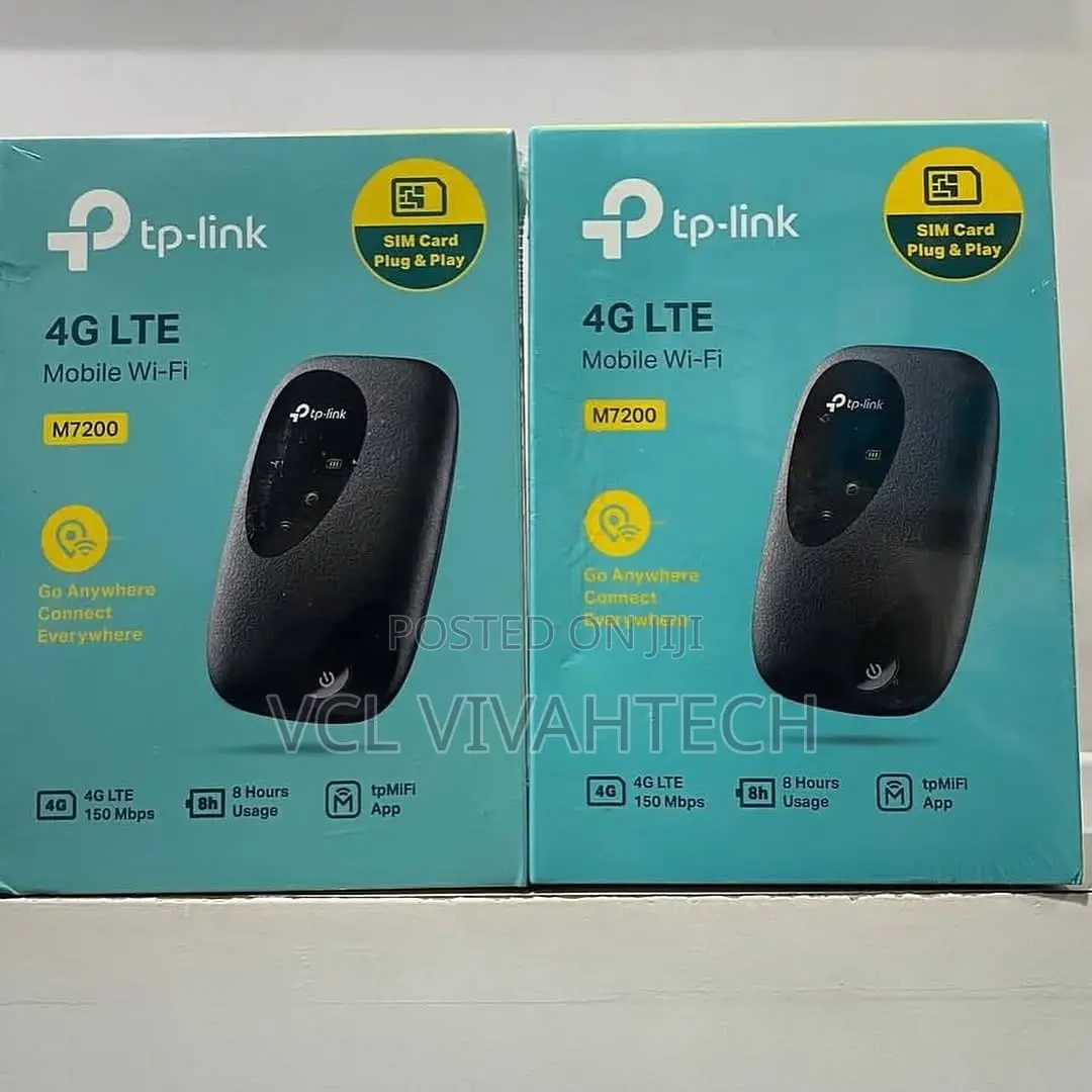 Tp-Link M7200 - 4g Lte Mobile Wi-Fi - Black Sim Card Slot