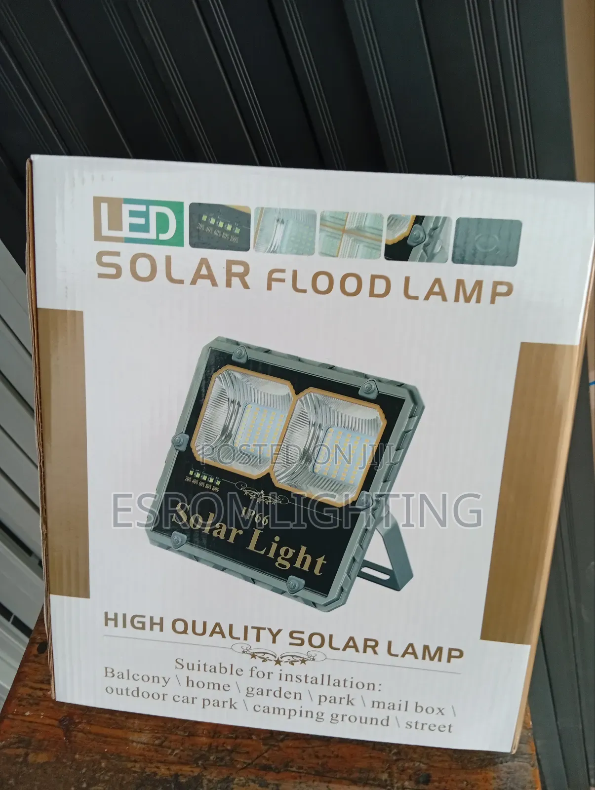 Ultra Bright 100w Solar Flood Light – Ip66 Waterproof