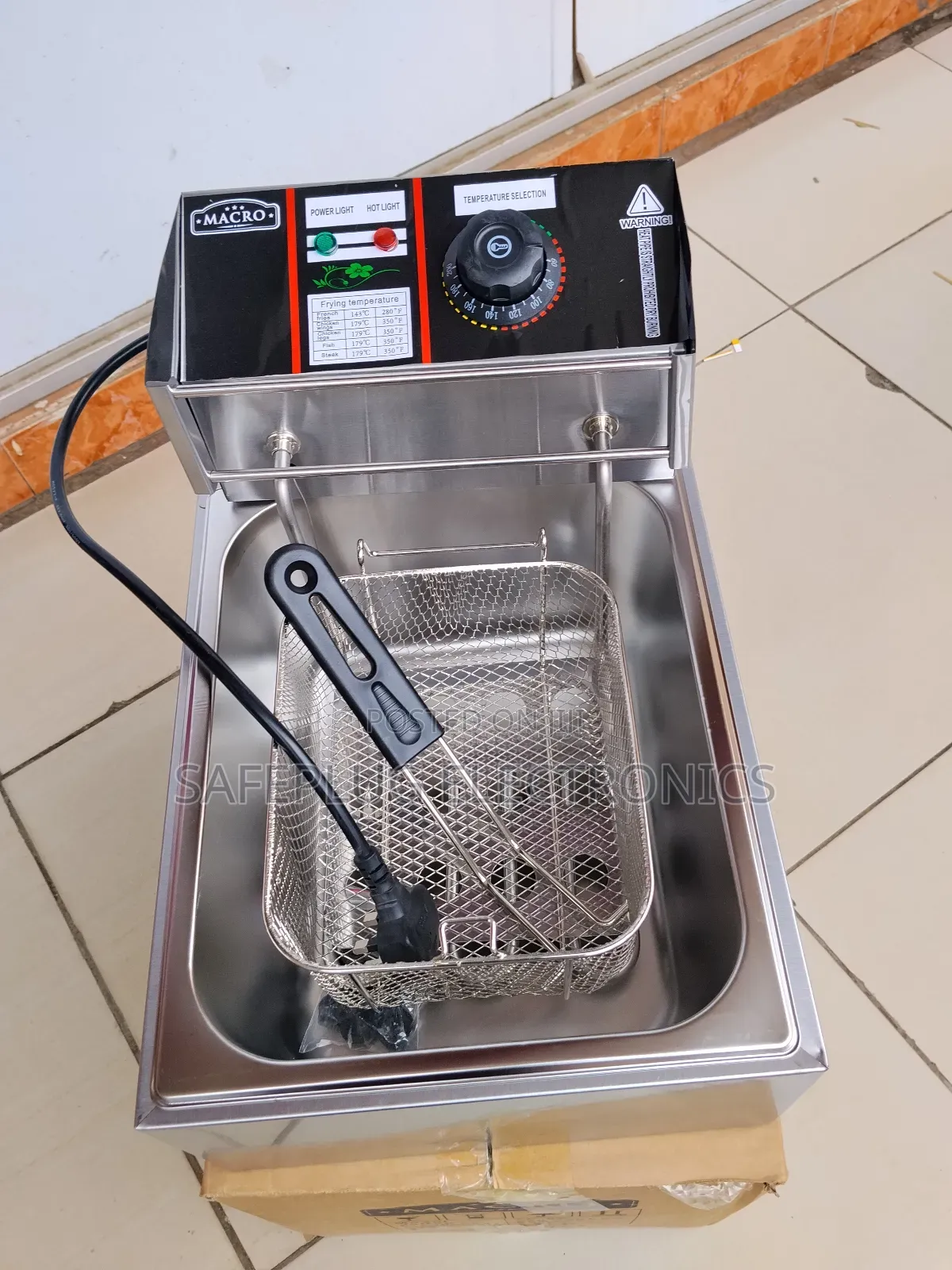 Deep Fryer - 6l Capacity | Auto Shutoff | Easy Clean