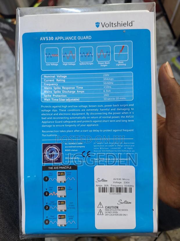 Automatic Voltage Switcher 30amps - Avs30 Guard. - thumbnail 2