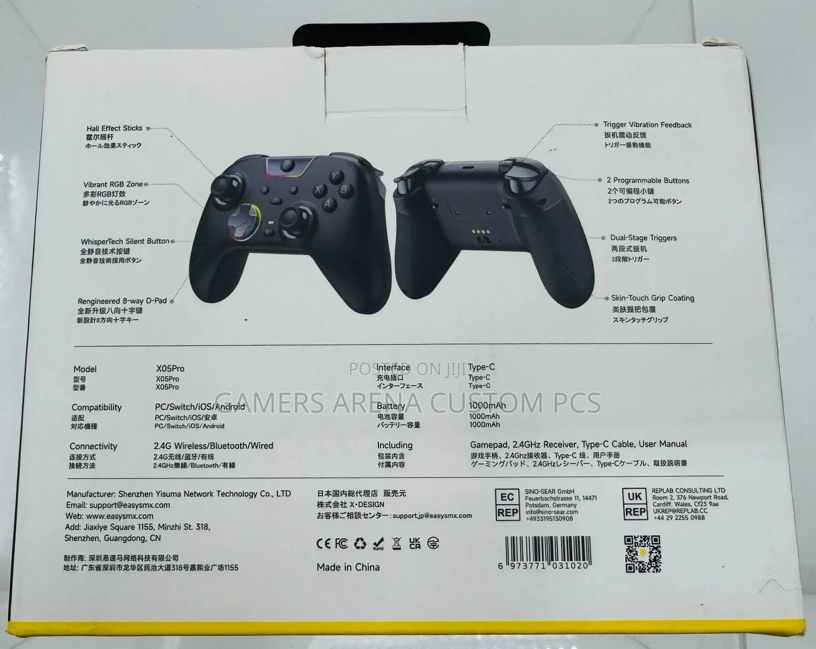 Easysmx X05 2.4g Wireless Gaming Controller For Pc/iPhone/Android/