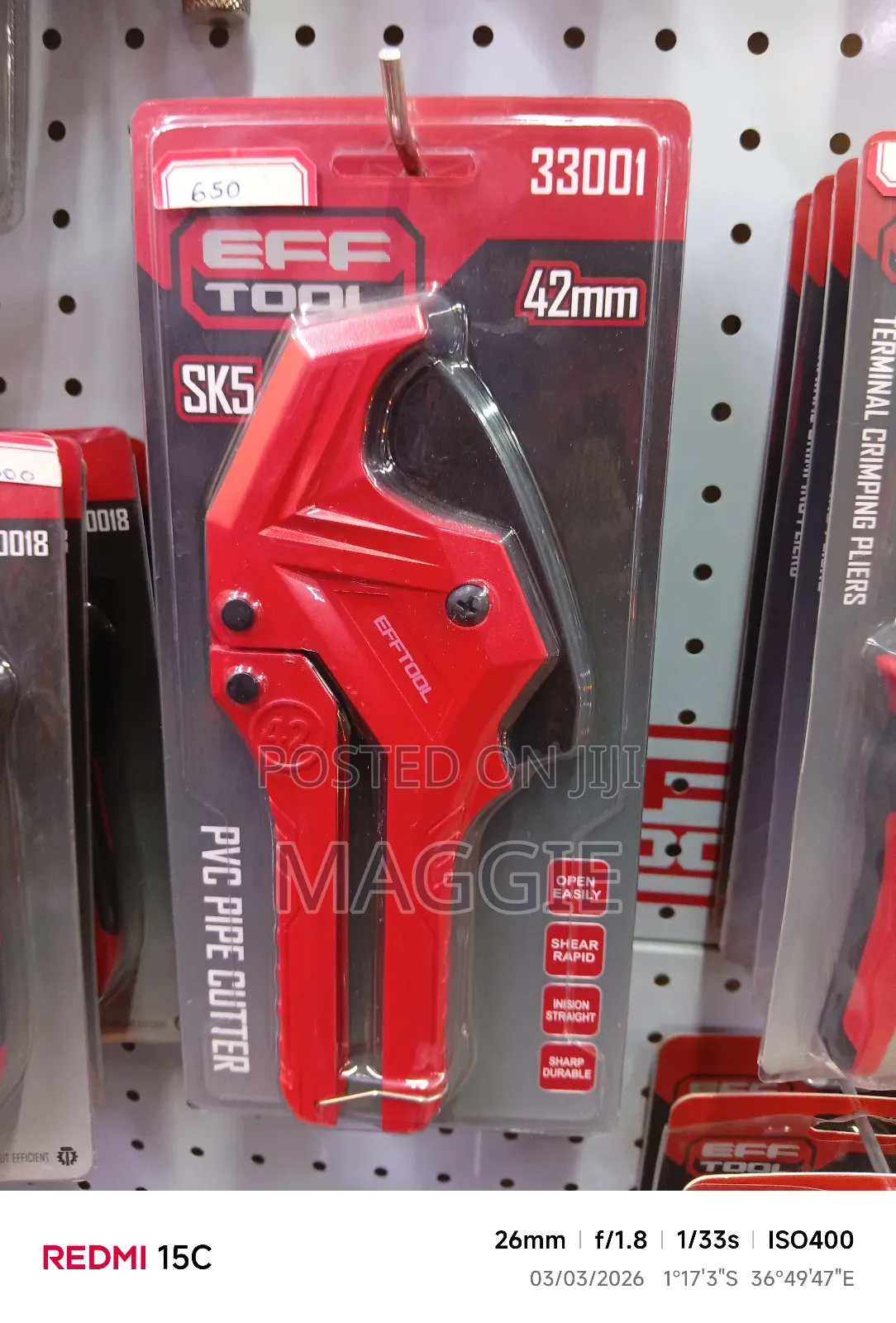 PVC Pipe Cutter 42mm