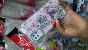 B-Wishy for Samsung Galaxy A12 5g Case, Glitter Crystal Butterfly