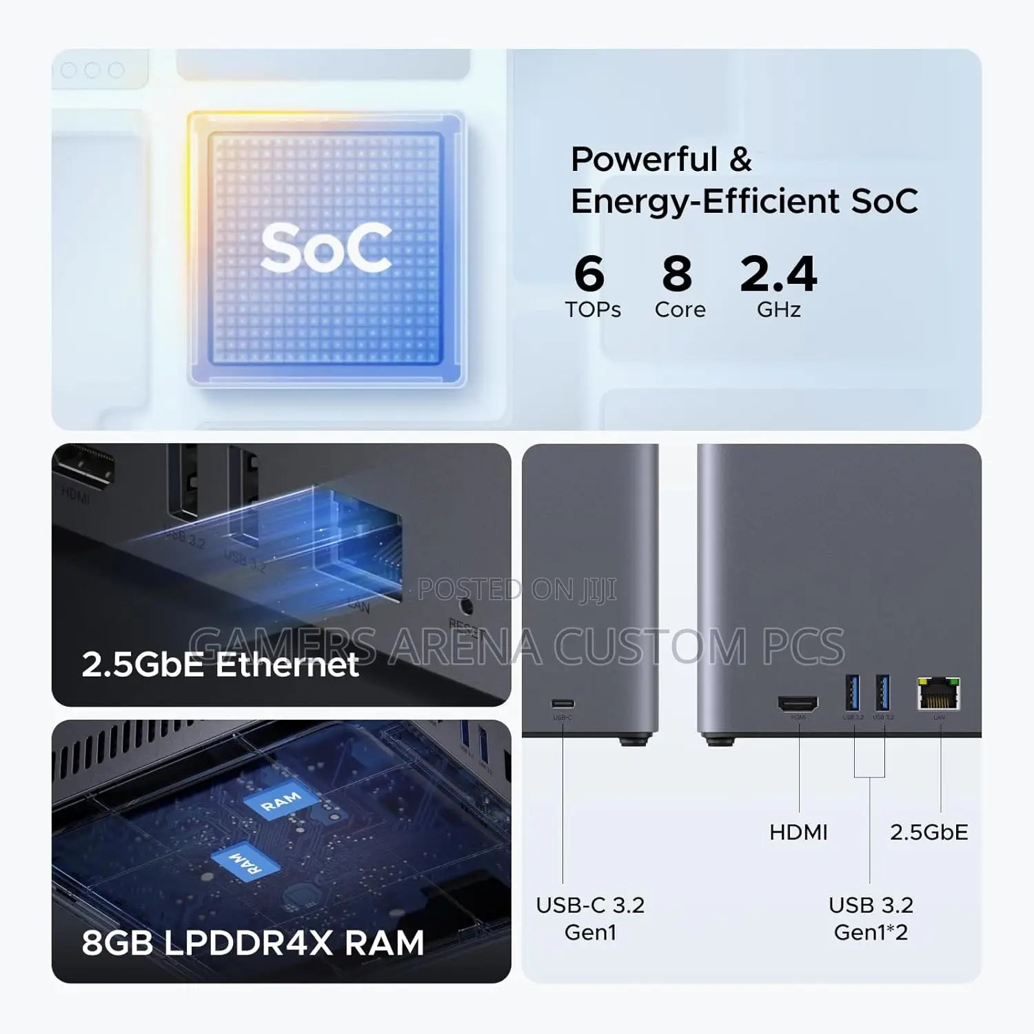 Ugreen Nas Dh4300 Plus 4-Bay Nasync Network Attached Storage(Diskless)
