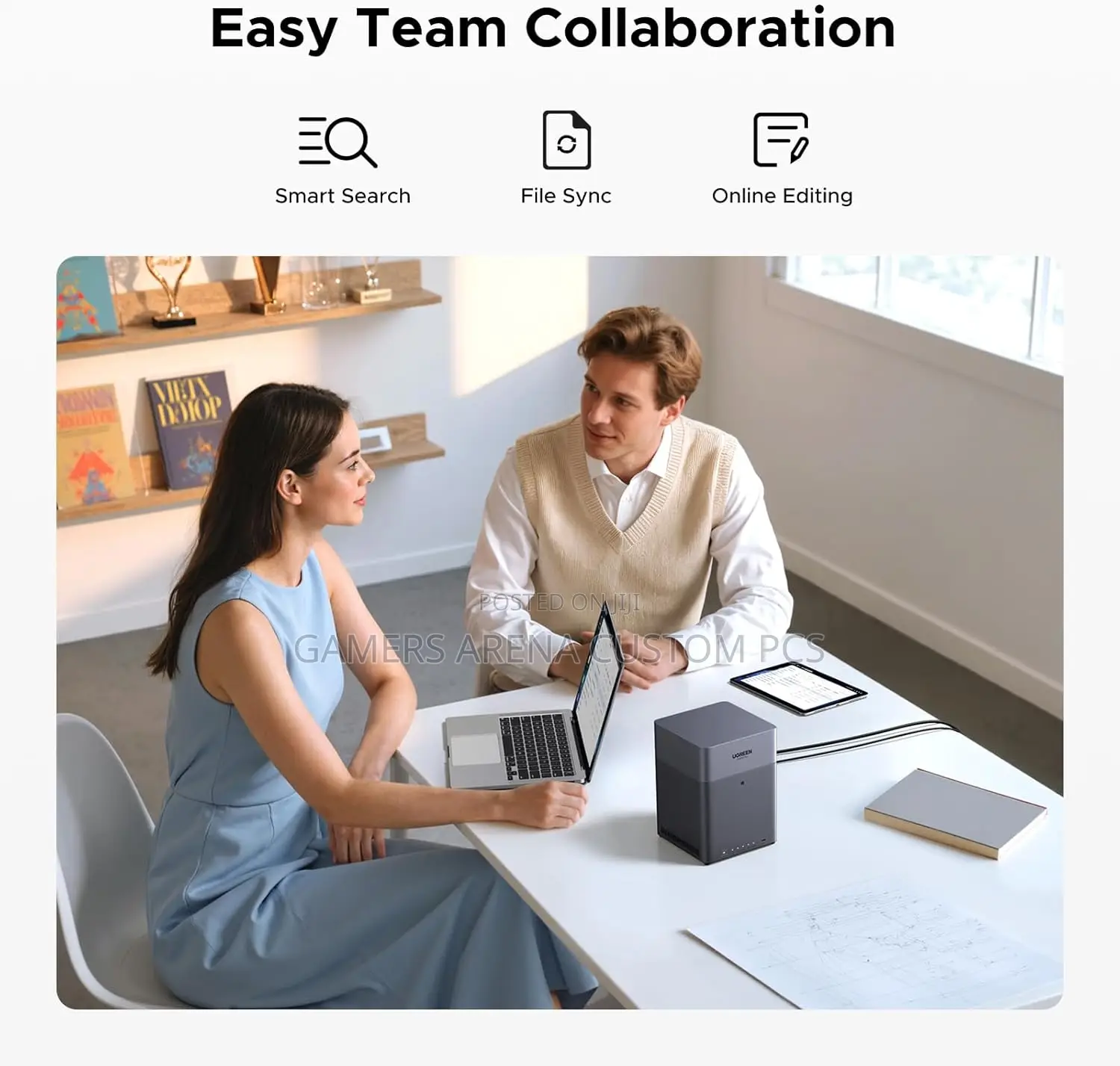 Ugreen Nas Dh4300 Plus 4-Bay Nasync Network Attached Storage(Diskless)