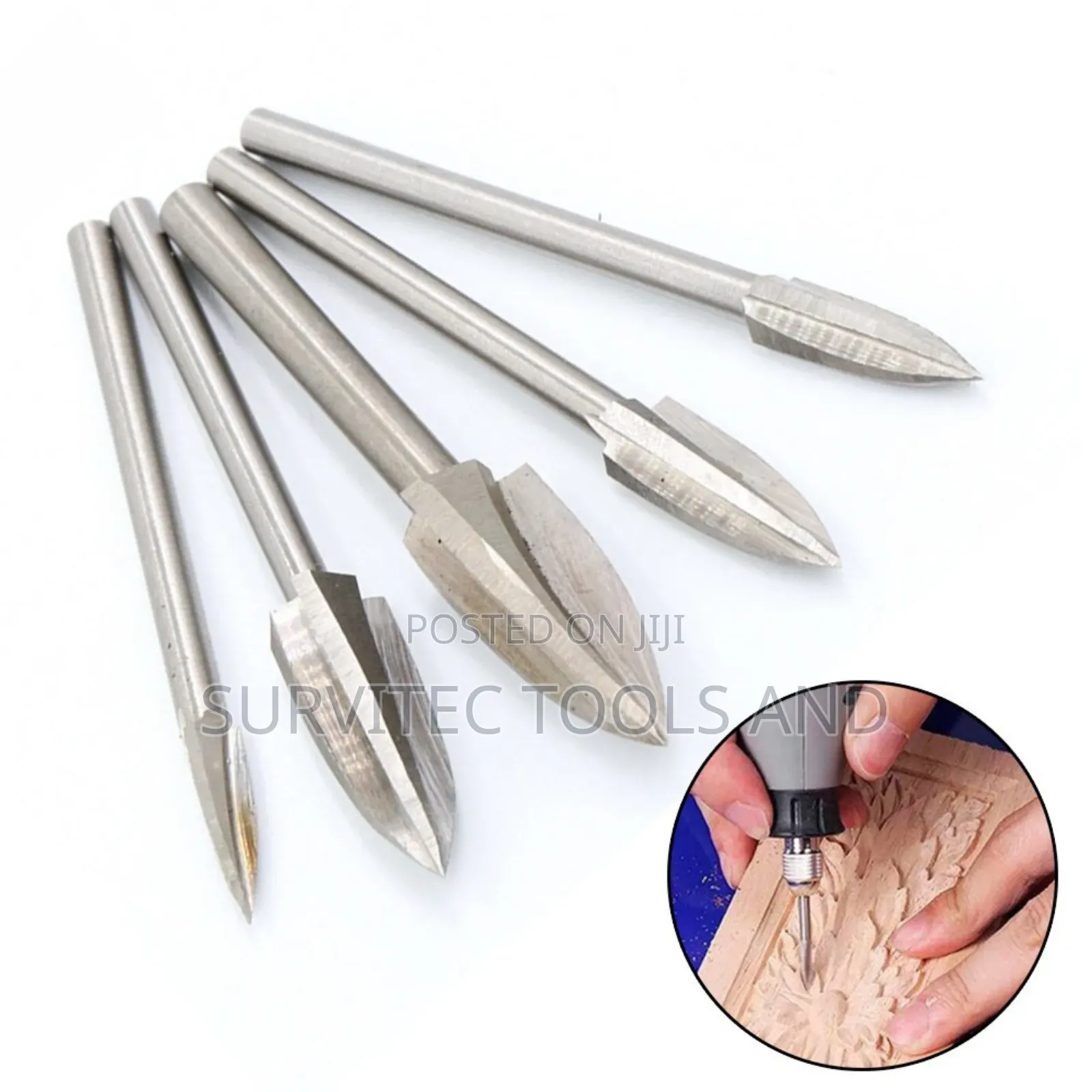 5pcs Engraving Bits