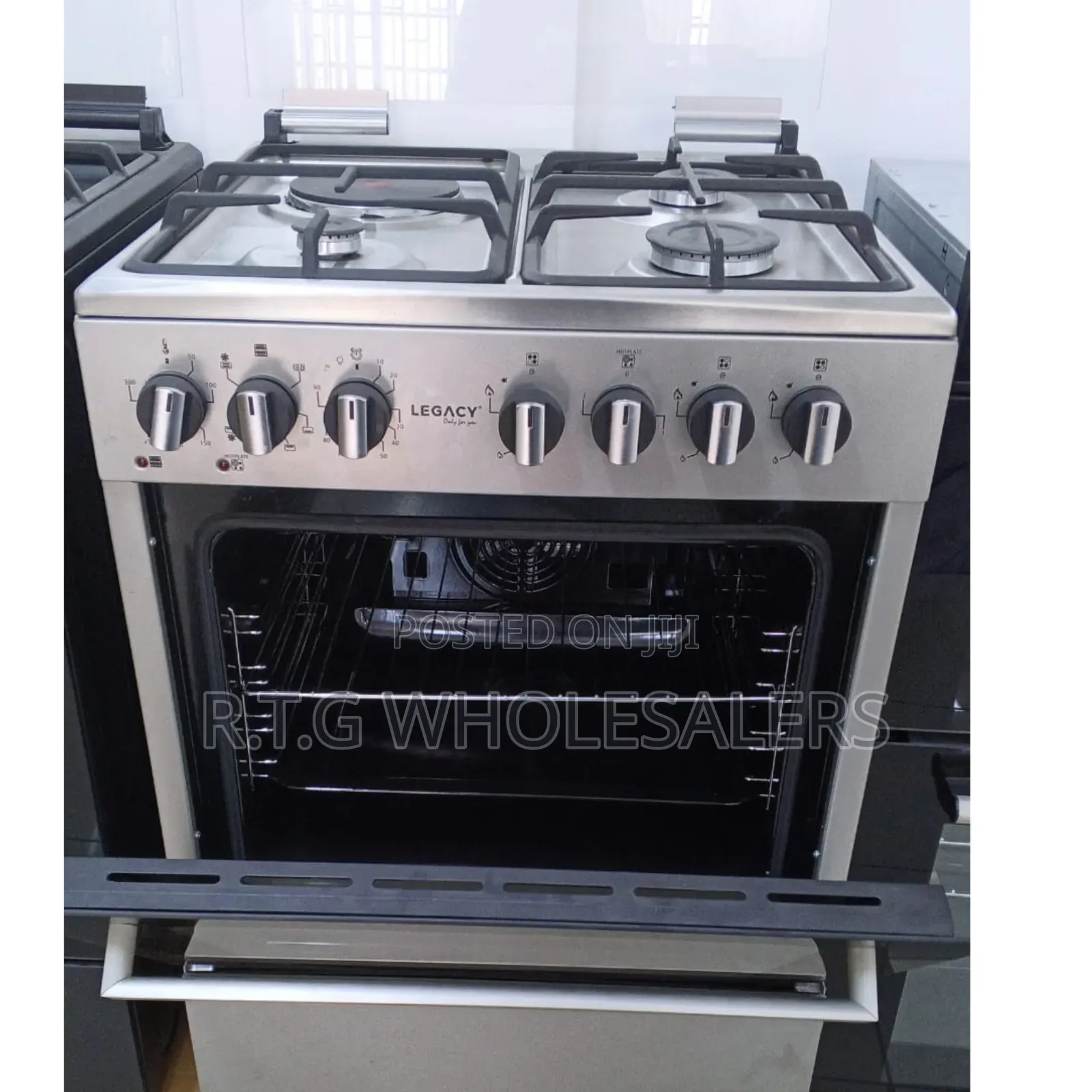 60×60 Legacy 3+1 Gas Cooker With Electric Oven Food Warmer