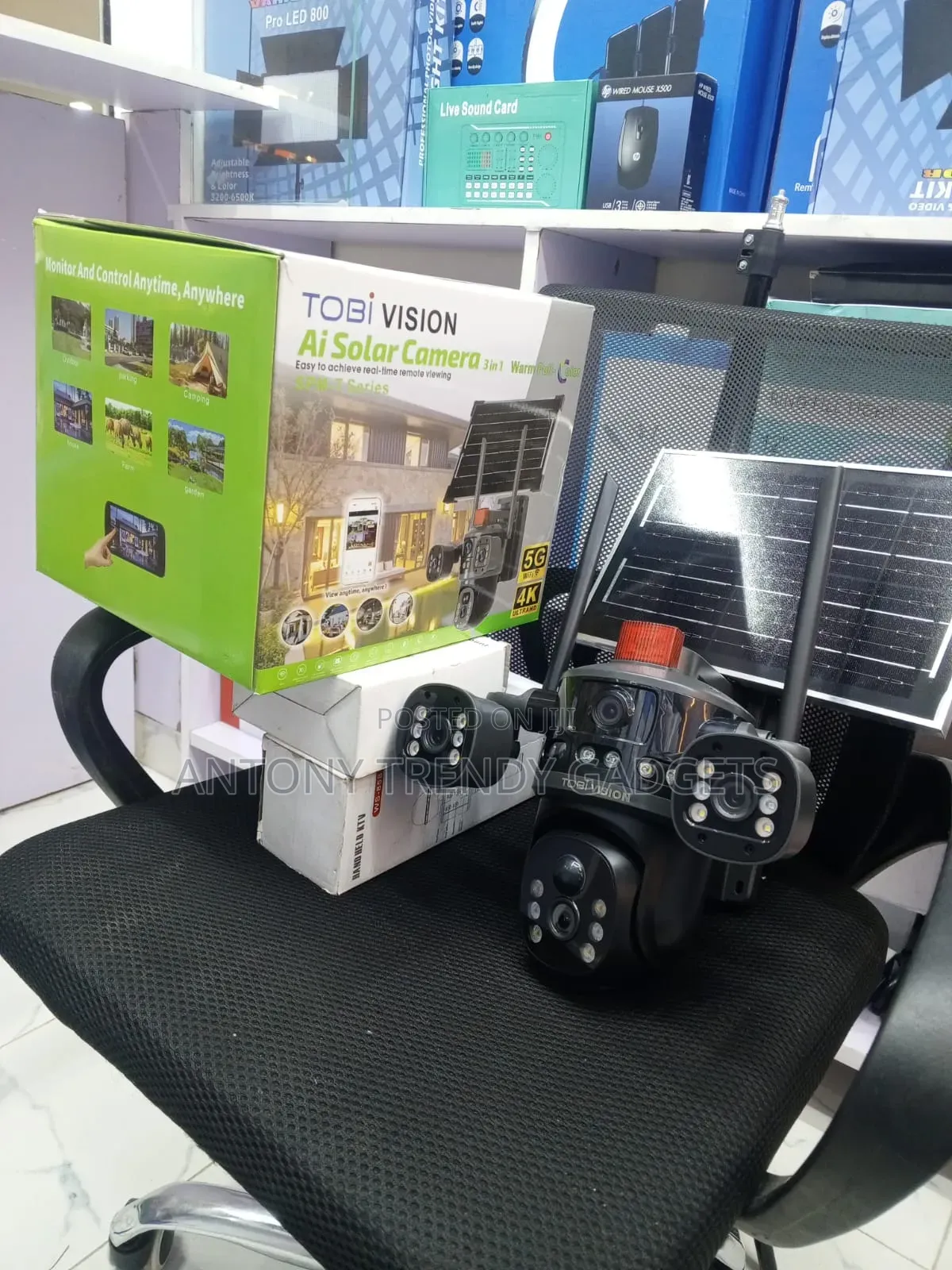 Tobi Vision 4k Solar Security Camera – 5g Wifi Ai Smart Outdoor Cctv