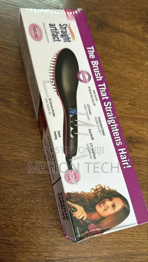 Nunix Hair Straightening Brush Comb Electric.