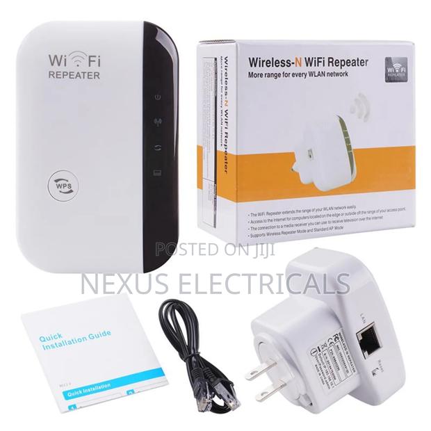 Wireless-n Wifi Repeater With Ethernet Cable/Port - main view