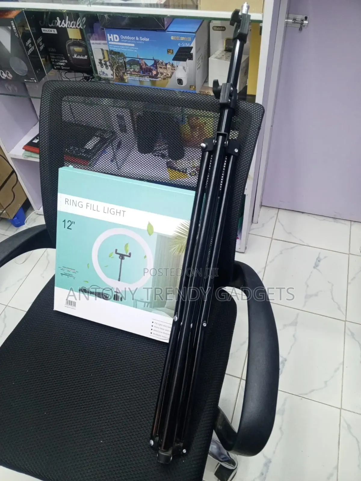 12" Led Ring Fill Light With Adjustable Tripod Stand