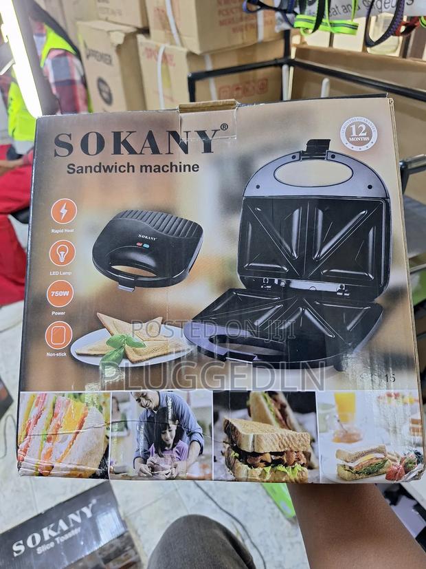 2 Slice Sokany Sandwich Maker. - main view