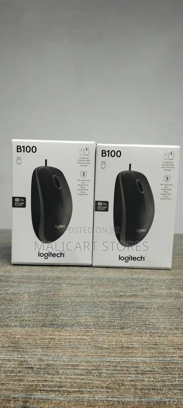 Logitech B100 Wired Mouse