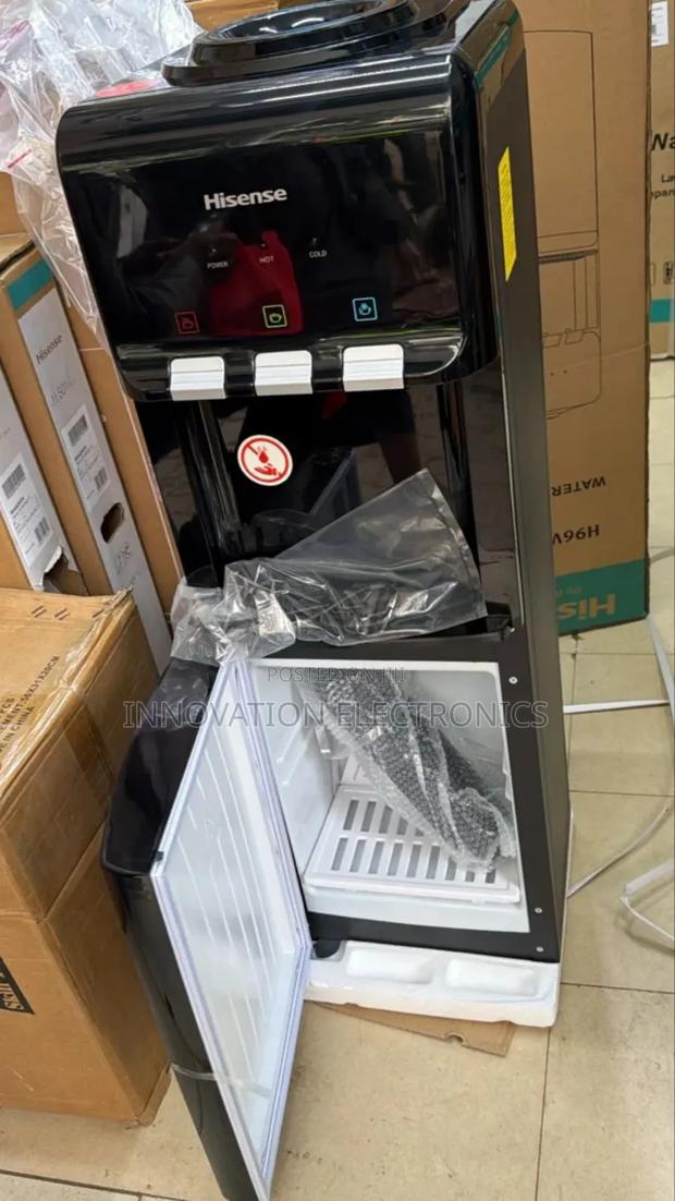 Hisense Black 3taps Hot,Normal and Cold Dispenser.