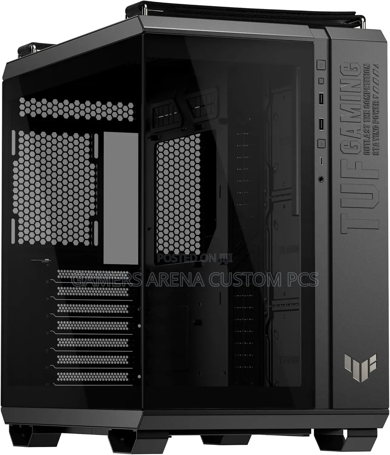 Asus Tuf Gaming Gt502 Tempered Glass Atx Mid-Tower Computer Case