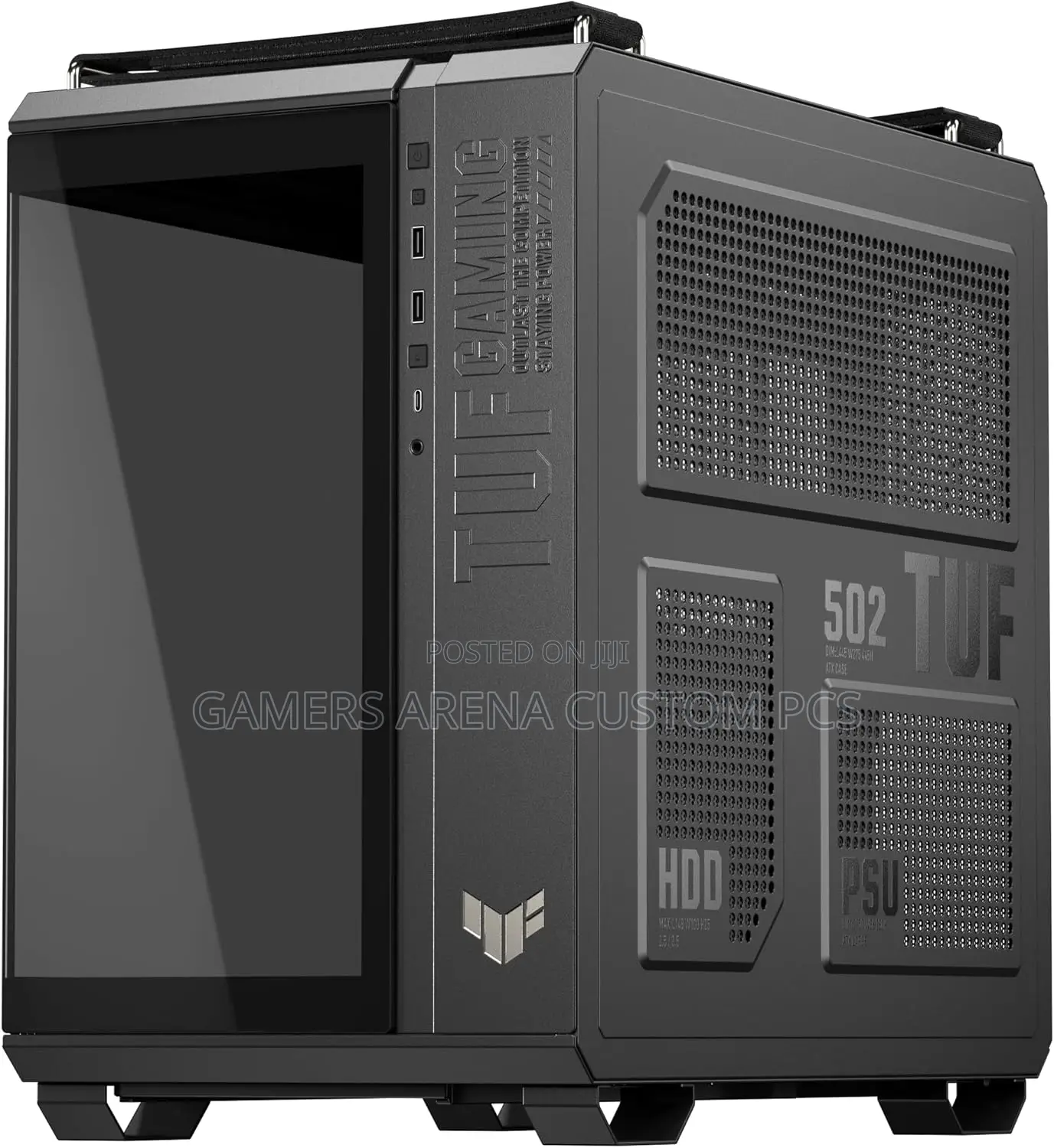 Asus Tuf Gaming Gt502 Tempered Glass Atx Mid-Tower Computer Case