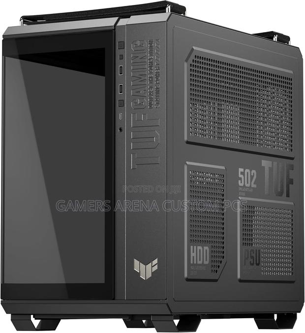 Asus Tuf Gaming Gt502 Tempered Glass Atx Mid-Tower Computer Case - thumbnail 5