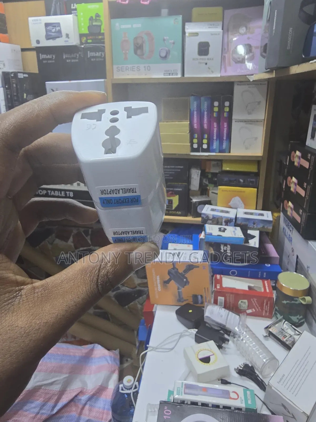 Two Universal Travel Plug Adapter – Uk 3 Pin To Multi-socket Converter