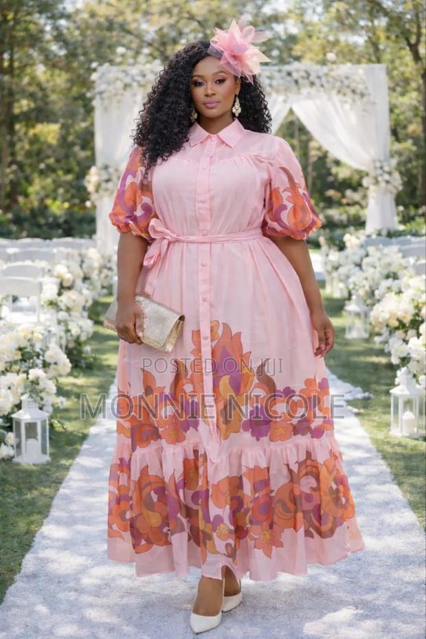 Classy Beautiful Pink Maxi Dress